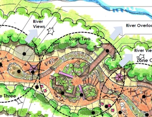 A new Forest Play area in Chickasaw Park!